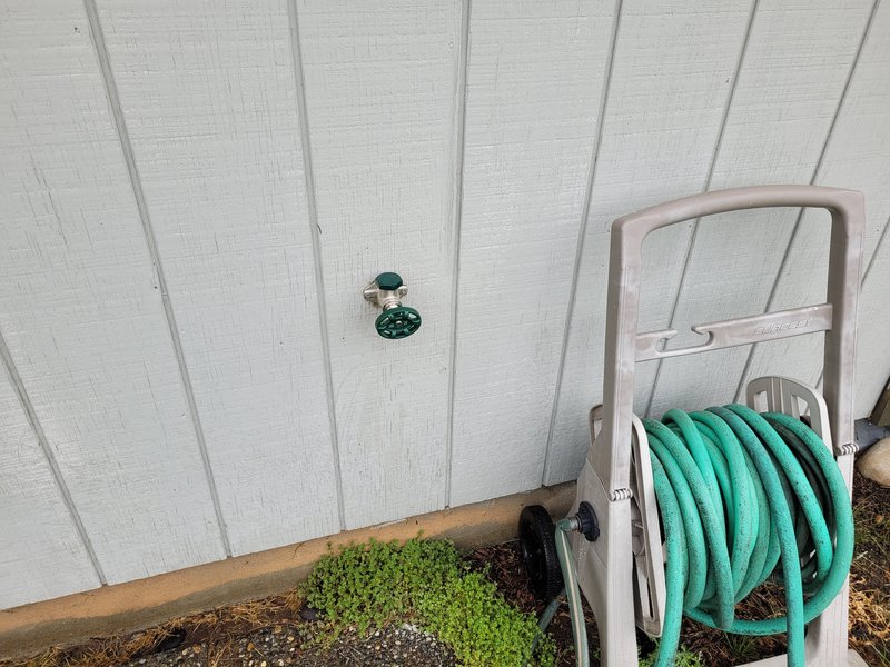 New hose bib installation for John W. in Mukilteo